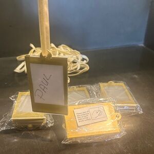 Gold Frame Name Tags